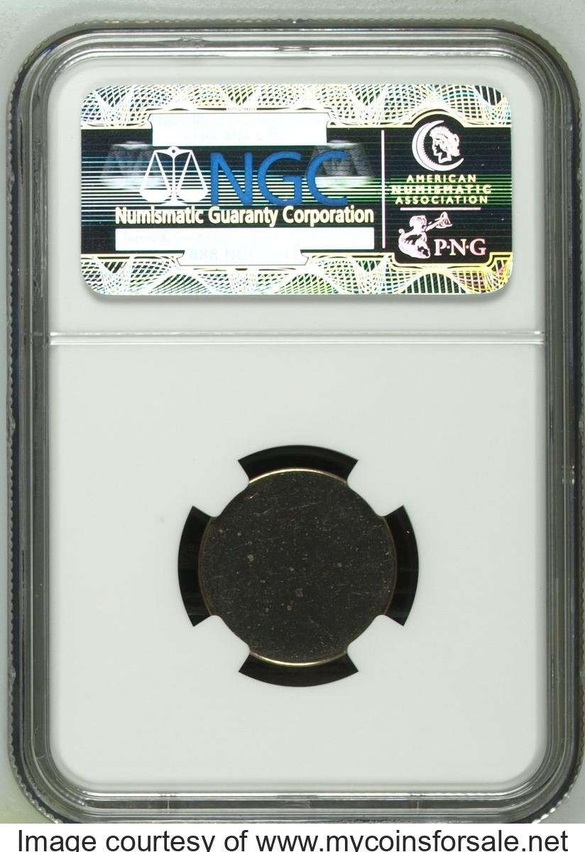 NO DATE JEFFERSON PROOF PLANCHET (5.1 g) 5C - Back