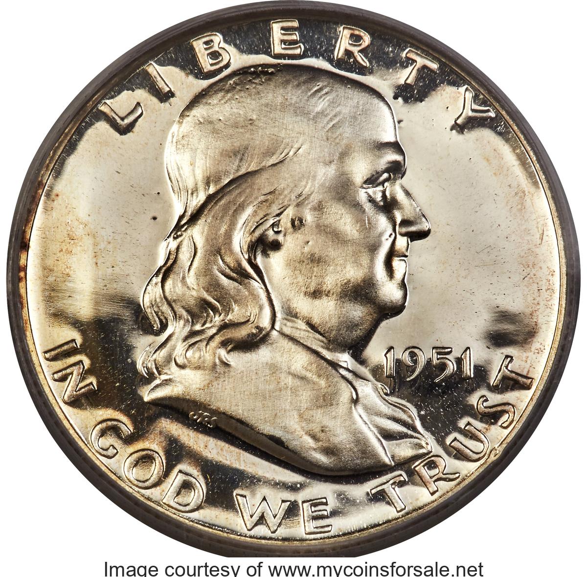 1951 50C PR66 Deep Cameo. CAC - Main Front