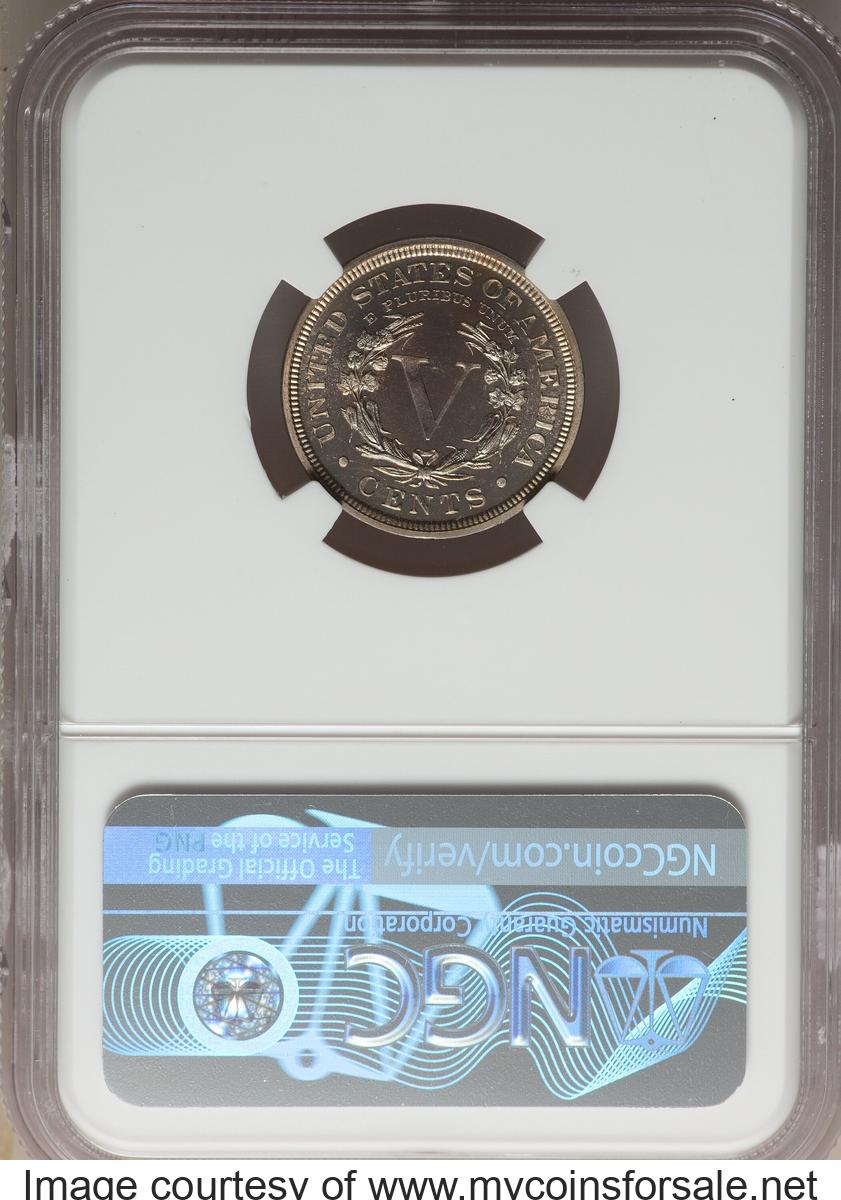 1909 5C PR68 Cameo - Back