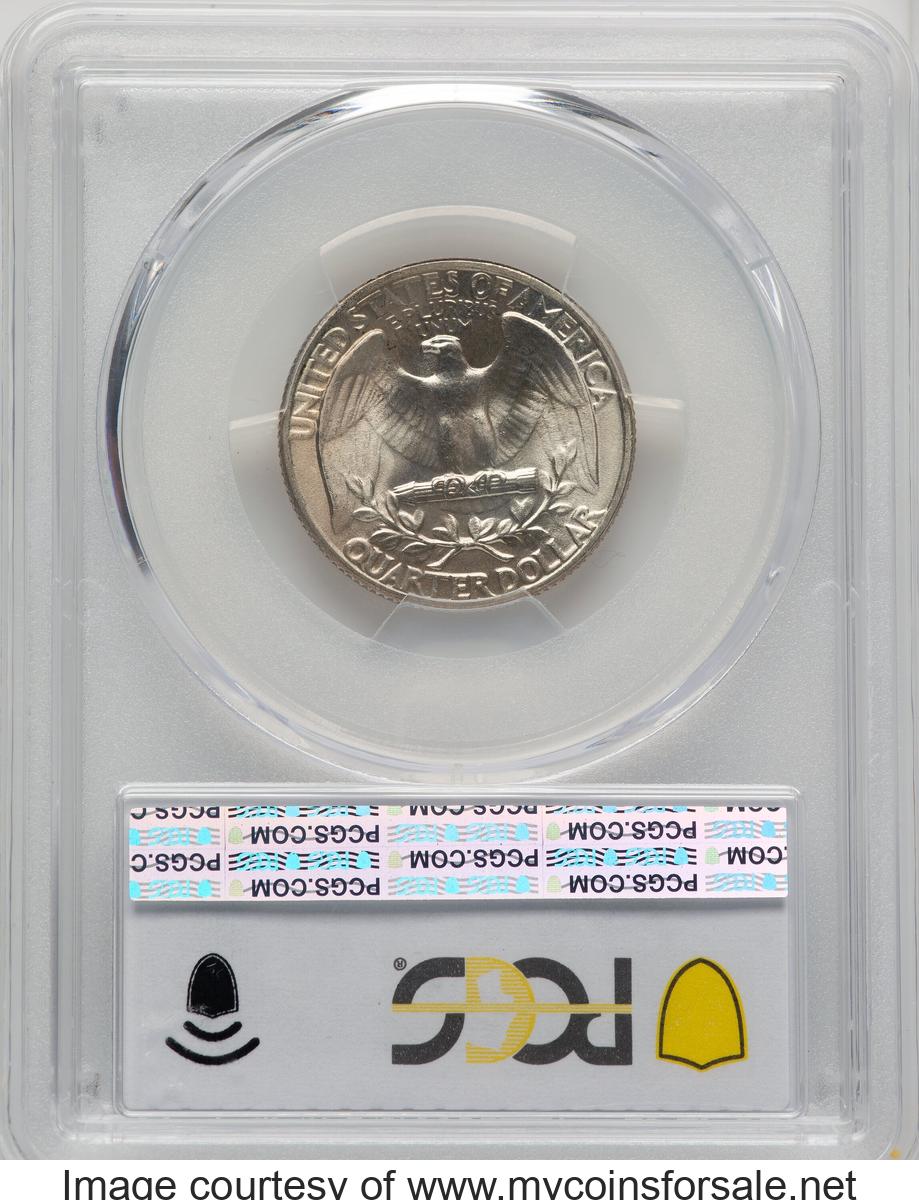 1947 25C MS68 - Back