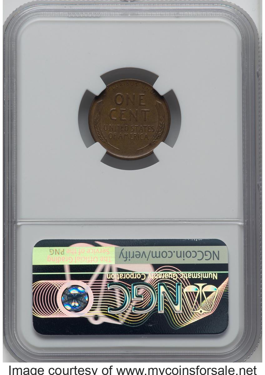 LINCOLN WHEAT 1C - Back