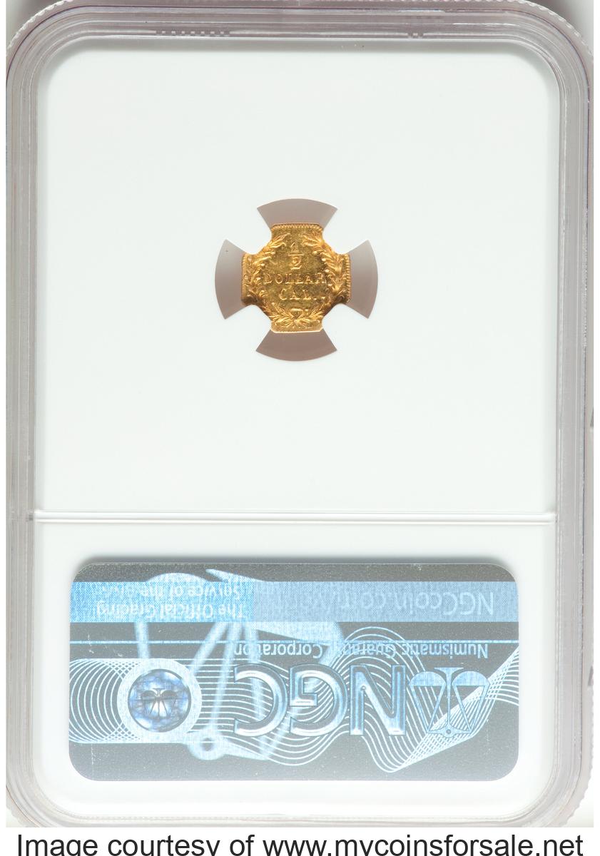 1872 50C Indian Octagonal 50 Cents, BG-939, Low R.5, MS64 Prooflike NGC. Ex: Sunrise Collection. NGC Census: (4/2). PCGS - Back