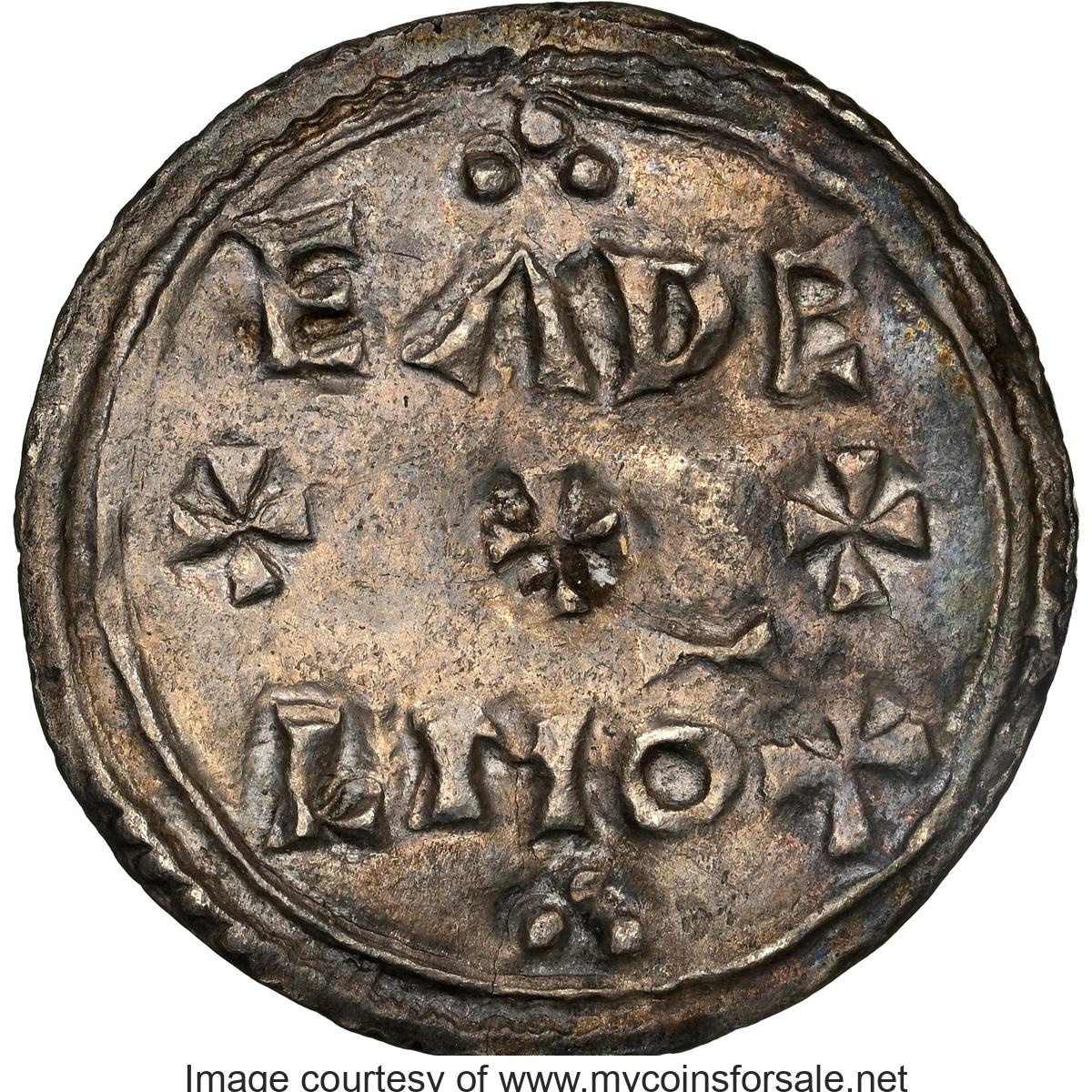 Great Britain: Kings of All England. Eadgar (959-975) Penny ND (959-972) AU55 NGC - Main Back